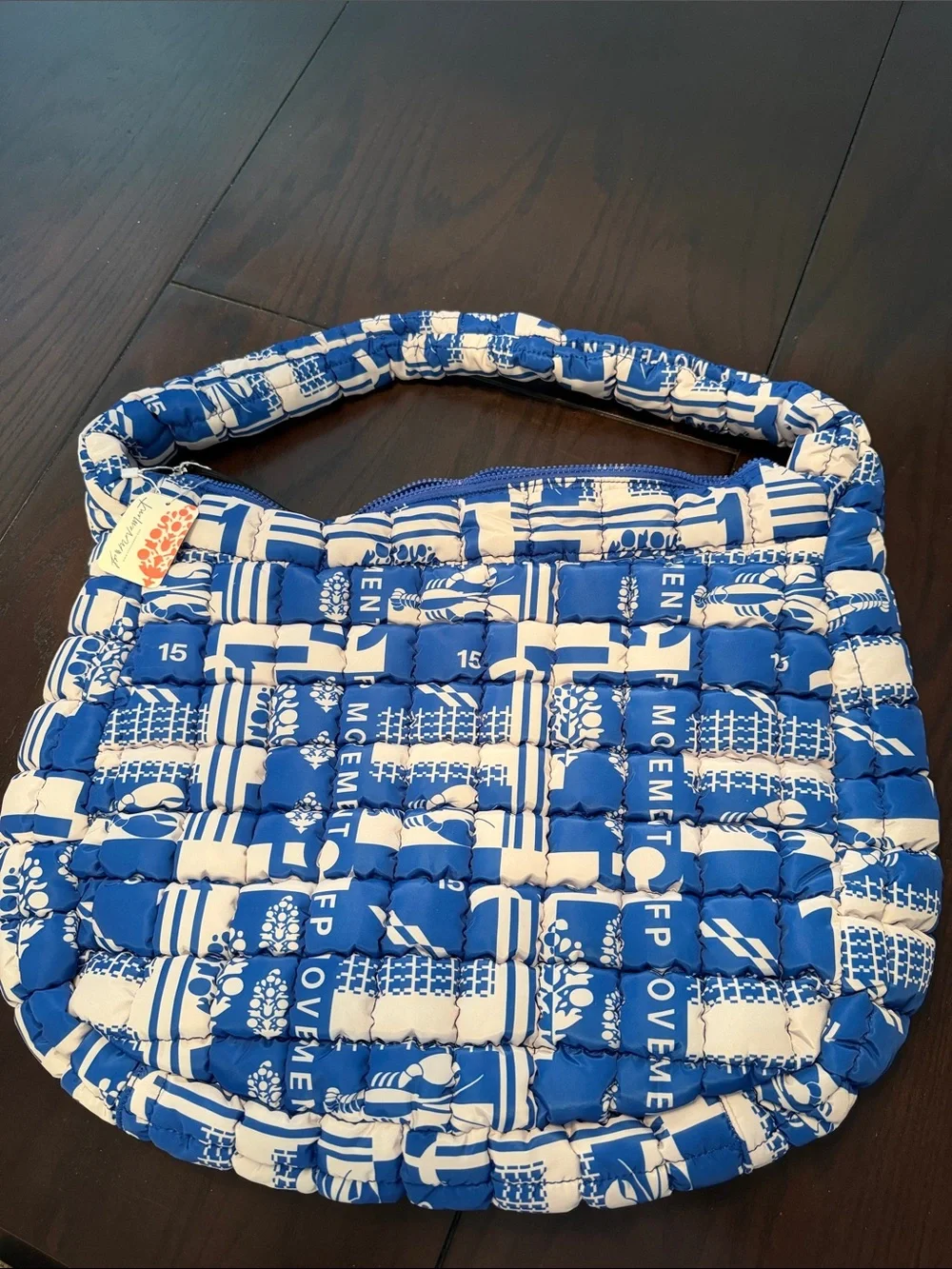 FP Movement by Free People Printed Carryall Bag in Sailing Blue
